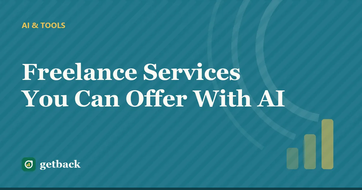 Freelance Services You Can Offer With AI — cover illustration