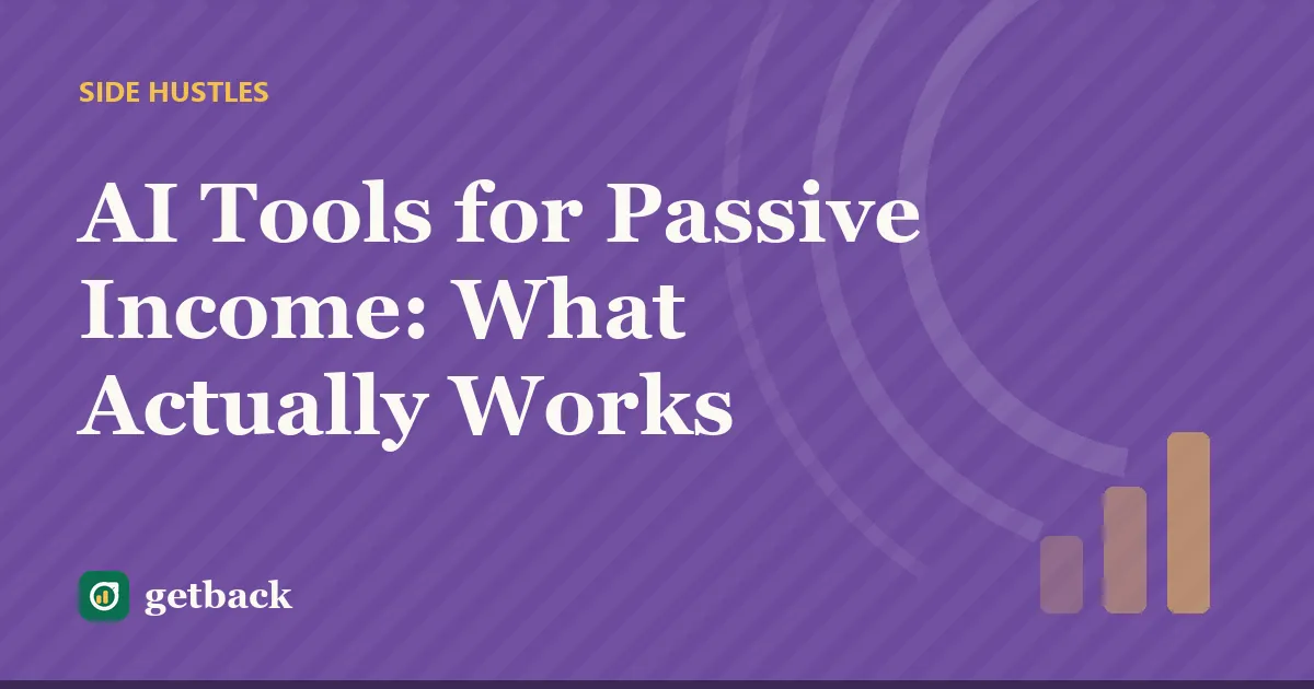 AI Tools for Passive Income: What Actually Works — cover illustration