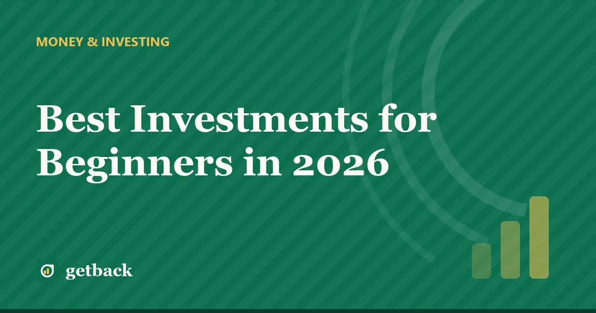 Best Investments for Beginners in 2026 — cover illustration