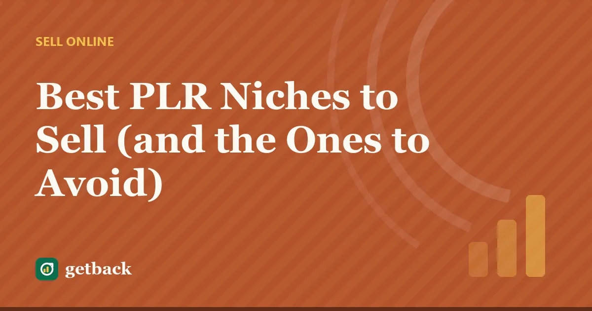 Best PLR Niches to Sell (and the Ones to Avoid) — cover illustration