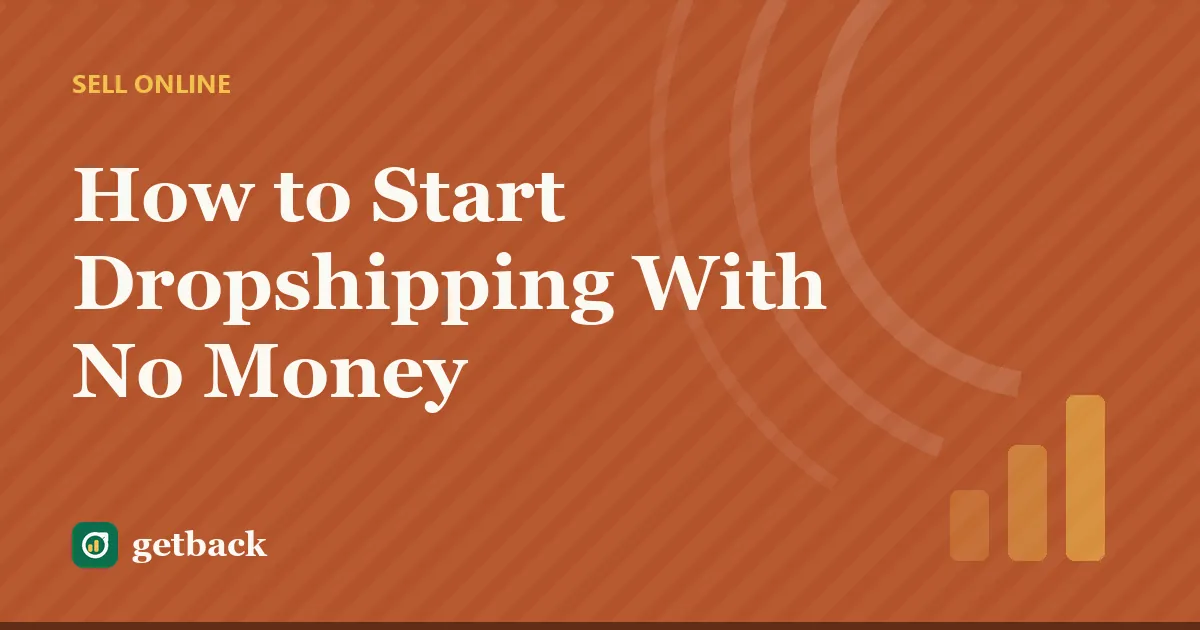 How to Start Dropshipping With No Money — cover illustration