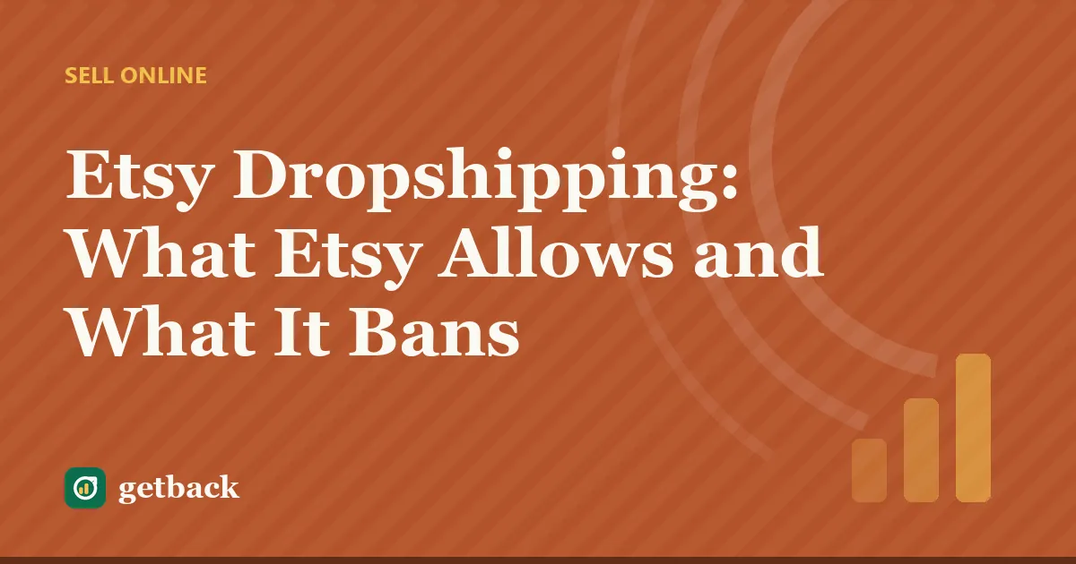 Etsy Dropshipping: What Etsy Allows and What It Bans — cover illustration