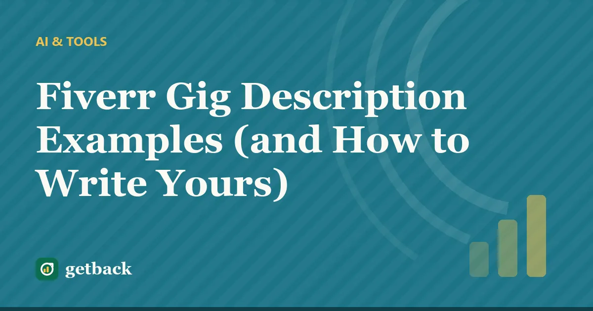 Fiverr Gig Description Examples (and How to Write Yours) — cover illustration