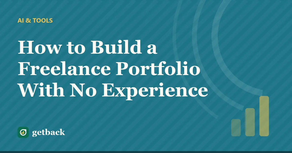 How to Build a Freelance Portfolio With No Experience — cover illustration