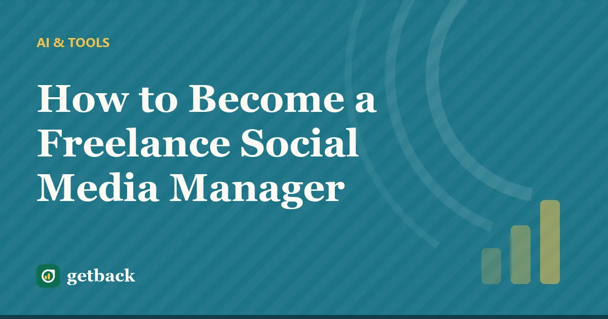 How to Become a Freelance Social Media Manager — cover illustration