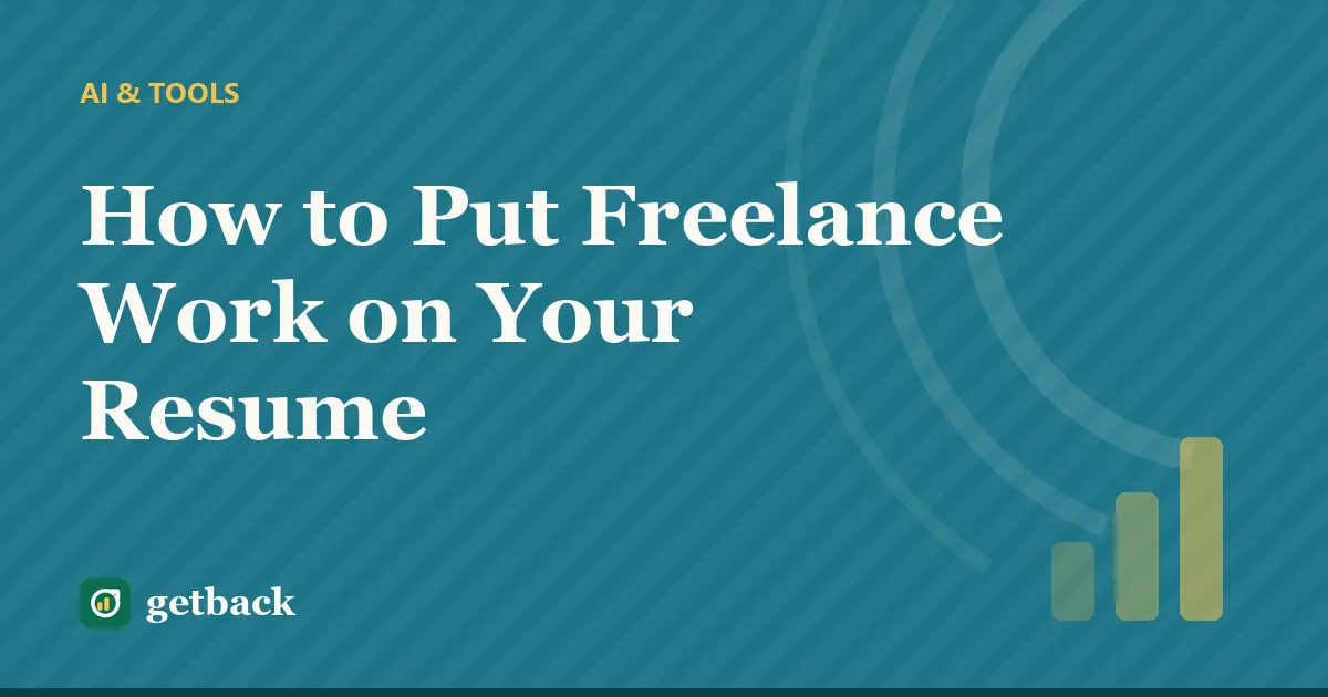 How to Put Freelance Work on Your Resume — cover illustration