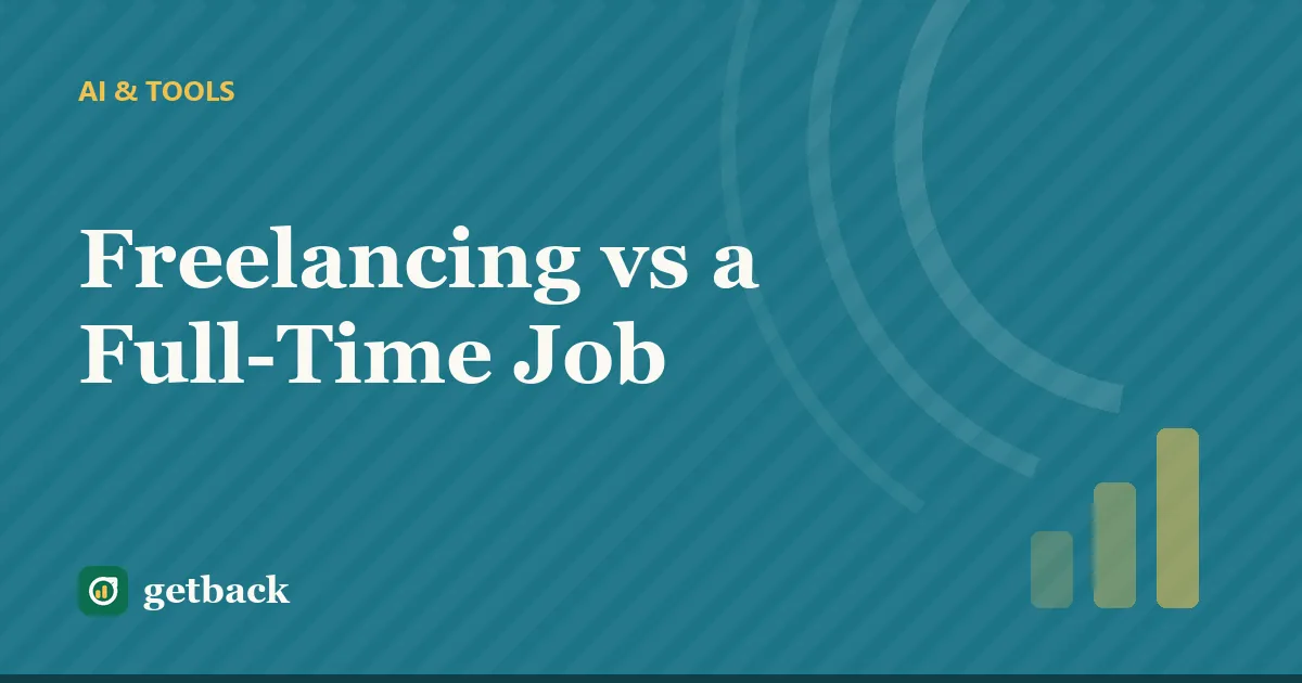 Freelancing vs a Full-Time Job — cover illustration