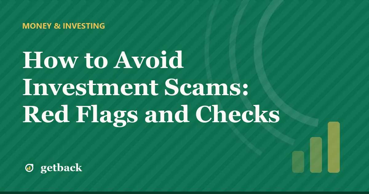 How to Avoid Investment Scams: Red Flags and Checks — cover illustration