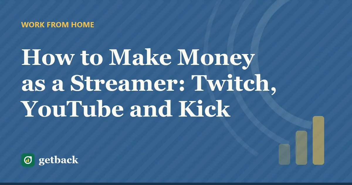 How to Make Money as a Streamer: Twitch, YouTube and Kick — cover illustration