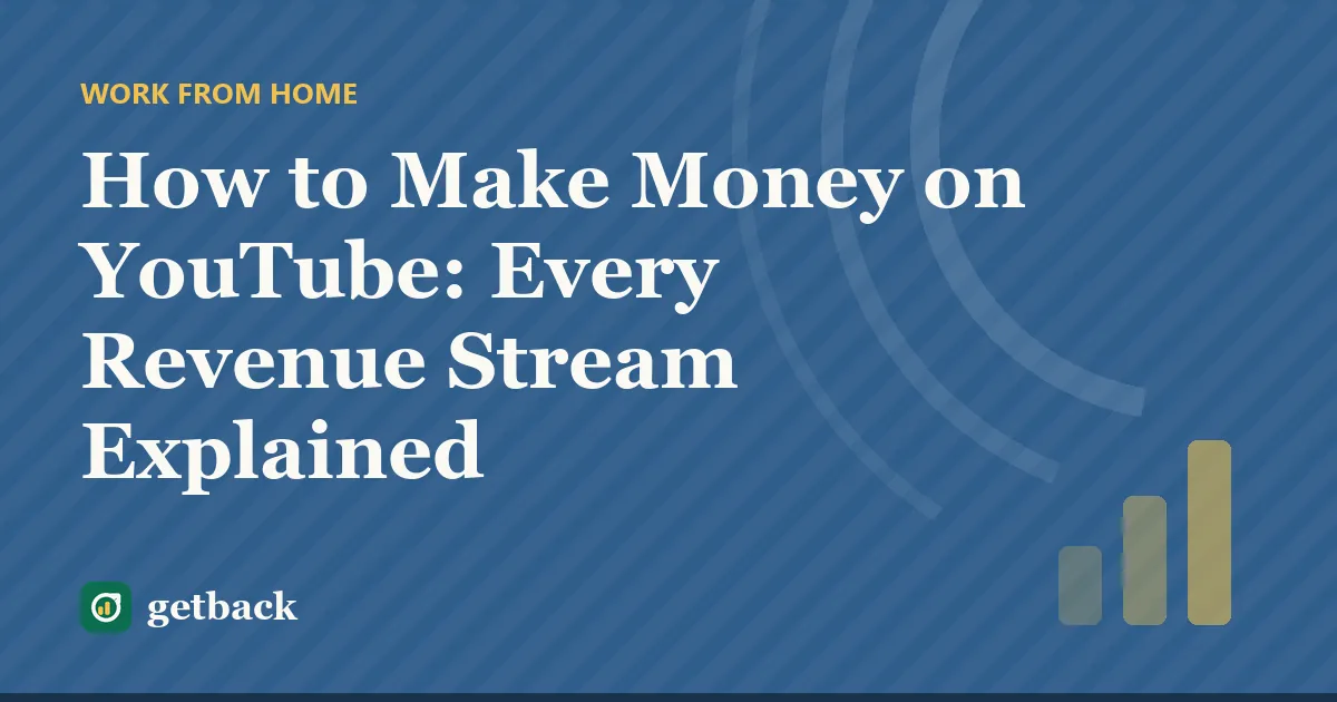 How to Make Money on YouTube: Every Revenue Stream Explained — cover illustration