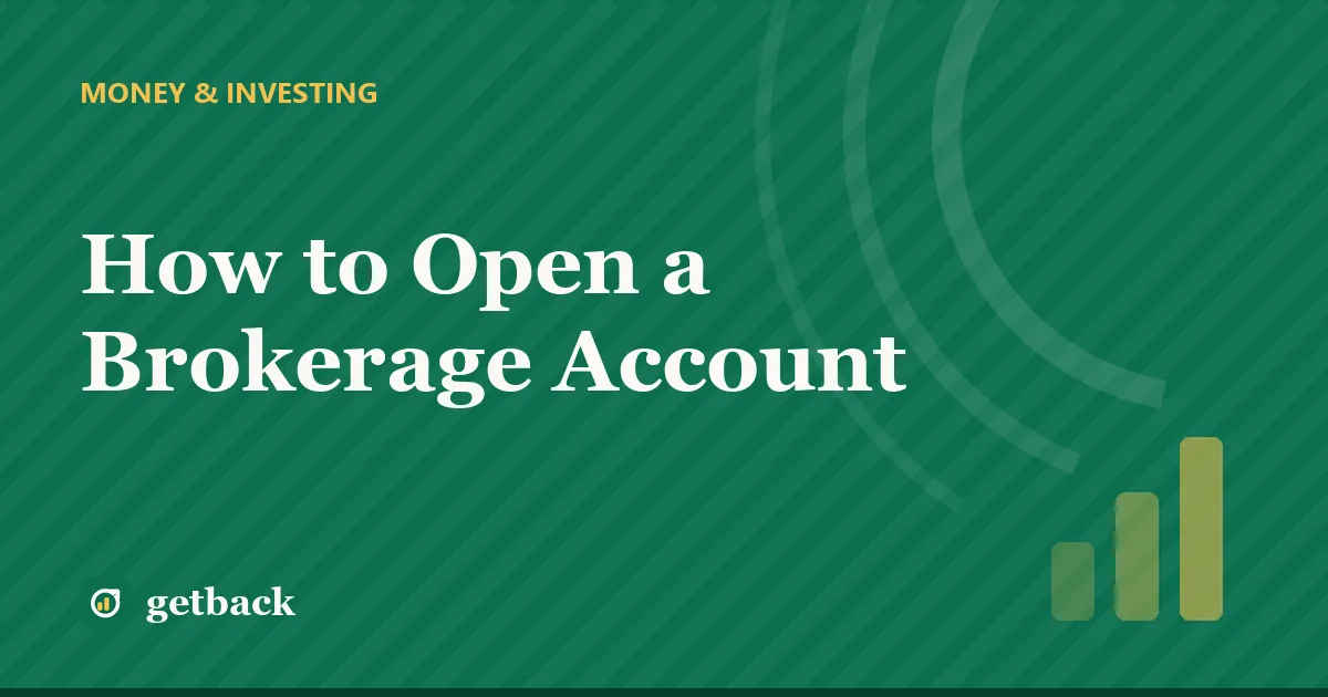 How to Open a Brokerage Account — cover illustration