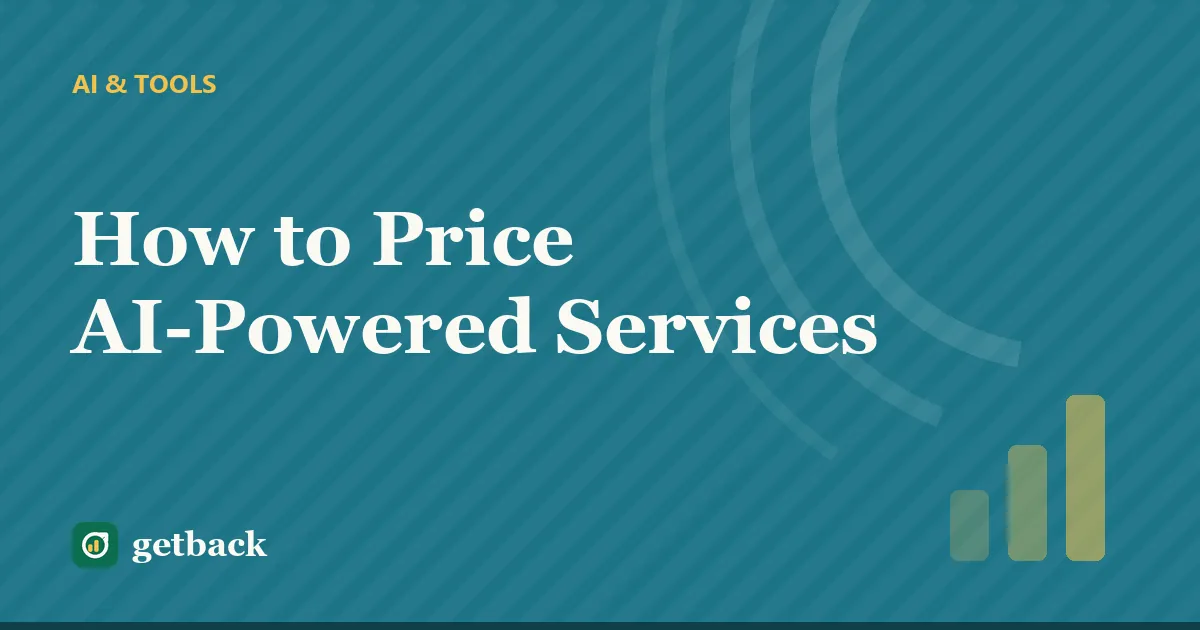 How to Price AI-Powered Services — cover illustration