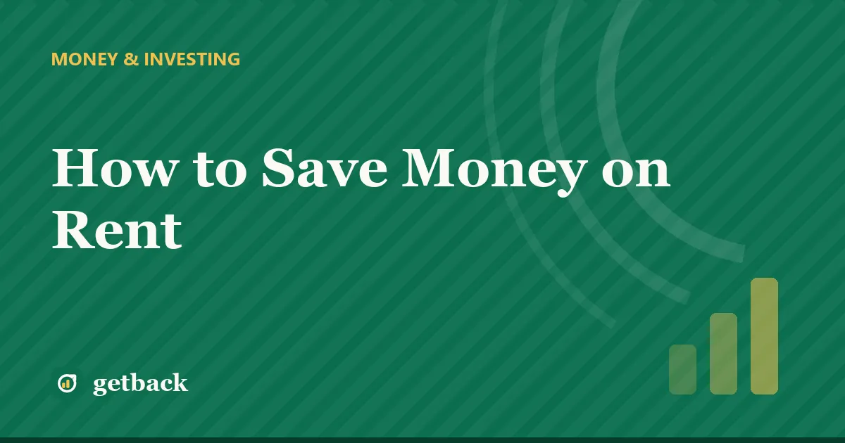 How to Save Money on Rent — cover illustration