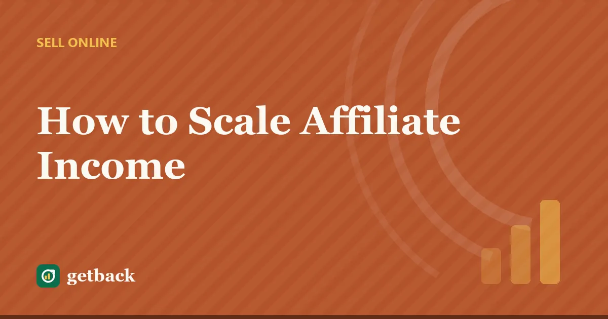 How to Scale Affiliate Income — cover illustration