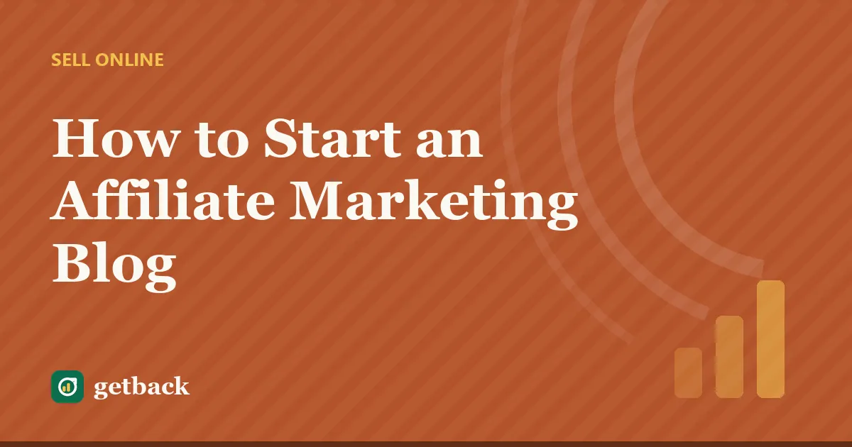 How to Start an Affiliate Marketing Blog — cover illustration