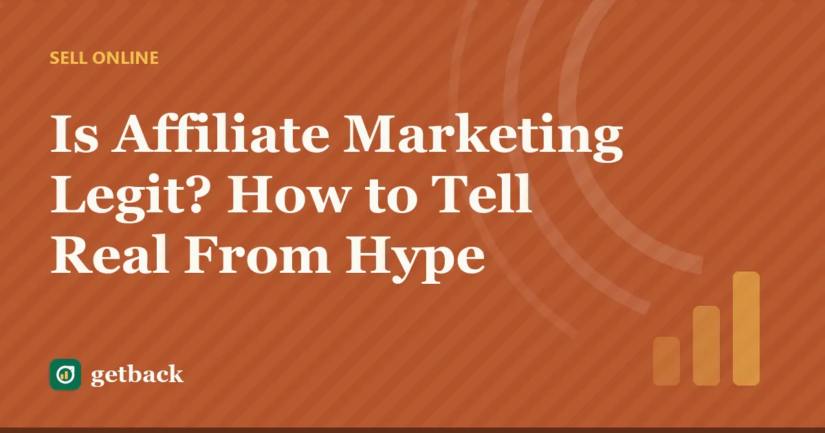 Is Affiliate Marketing Legit? How to Tell Real From Hype — cover illustration