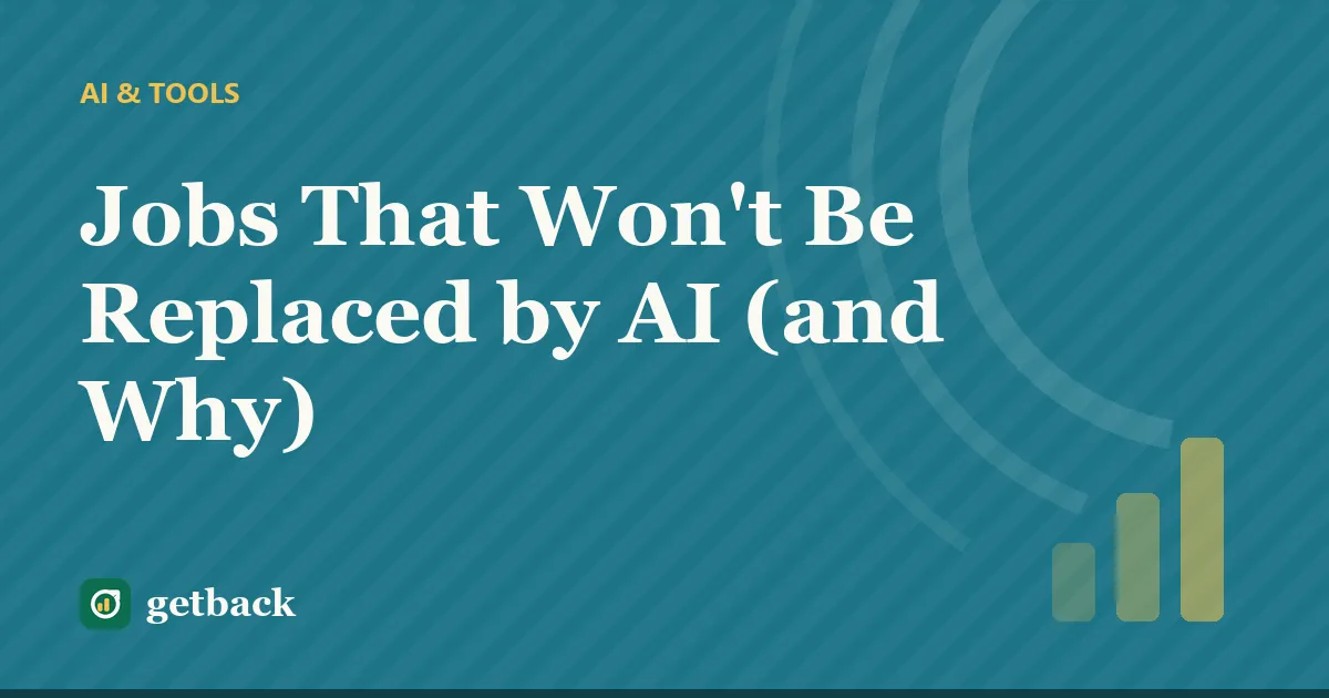 Jobs That Won't Be Replaced by AI (and Why) — cover illustration
