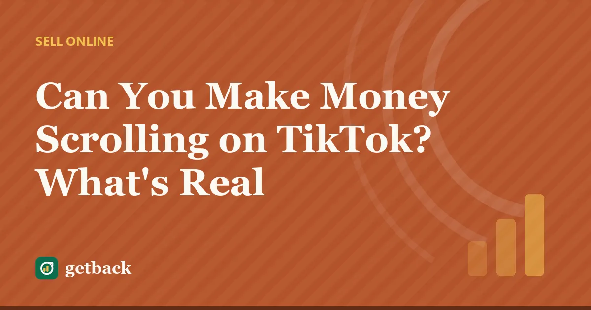 Can You Make Money Scrolling on TikTok? What's Real — cover illustration