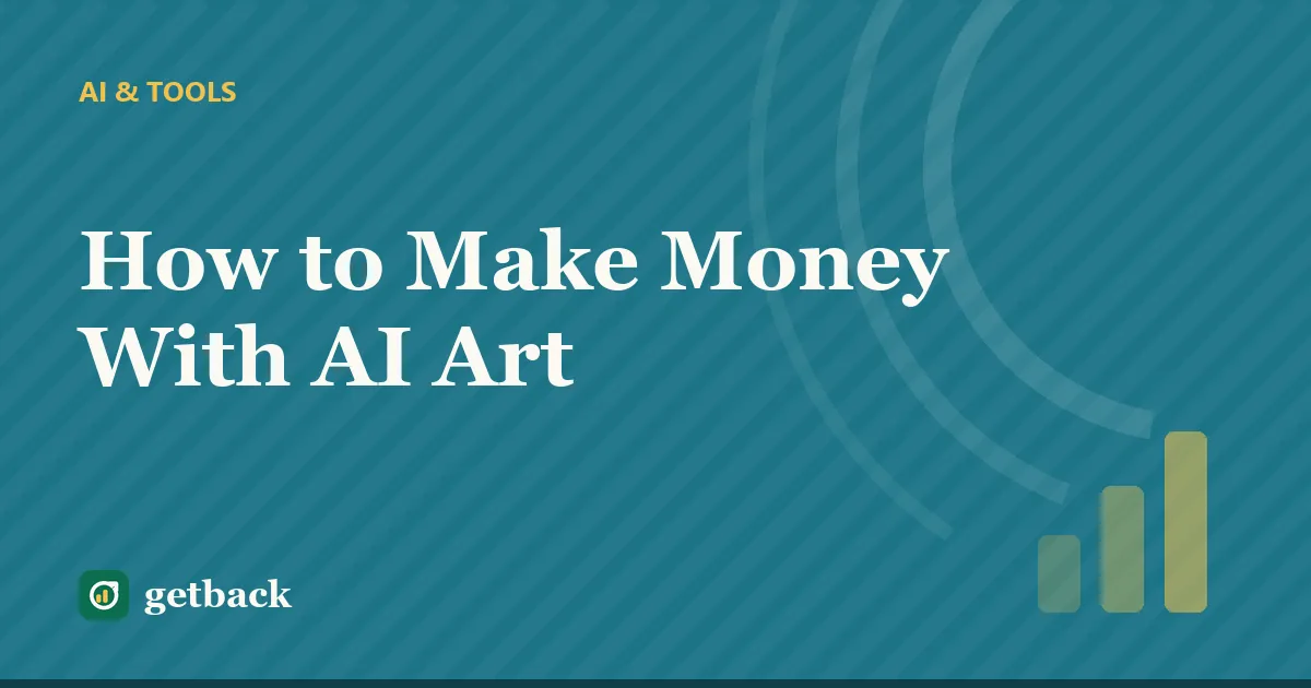 How to Make Money With AI Art — cover illustration