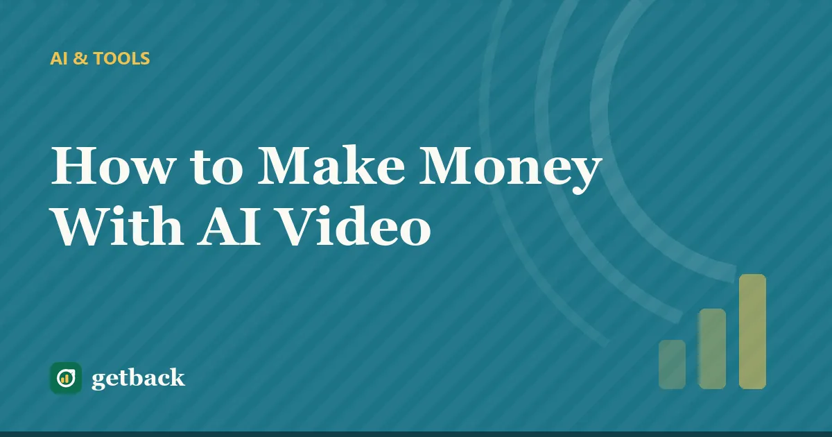 How to Make Money With AI Video — cover illustration