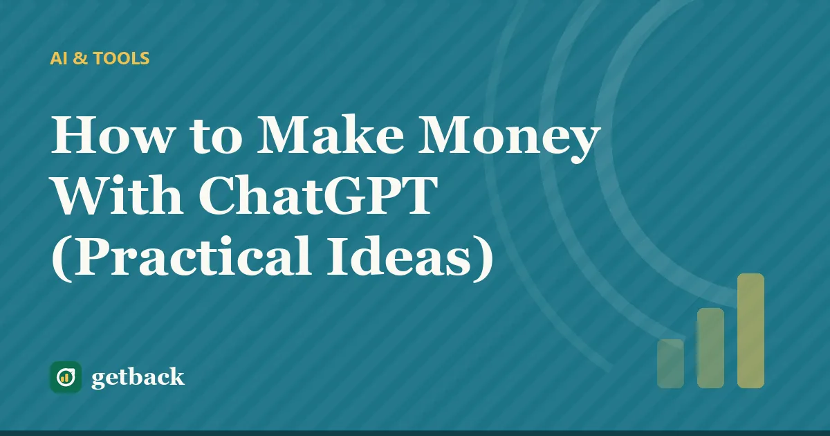 How to Make Money With ChatGPT (Practical Ideas) — cover illustration