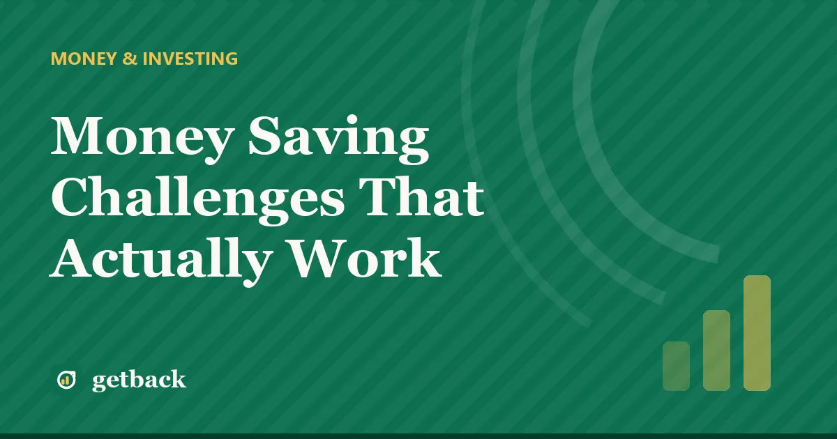 Money Saving Challenges That Actually Work — cover illustration