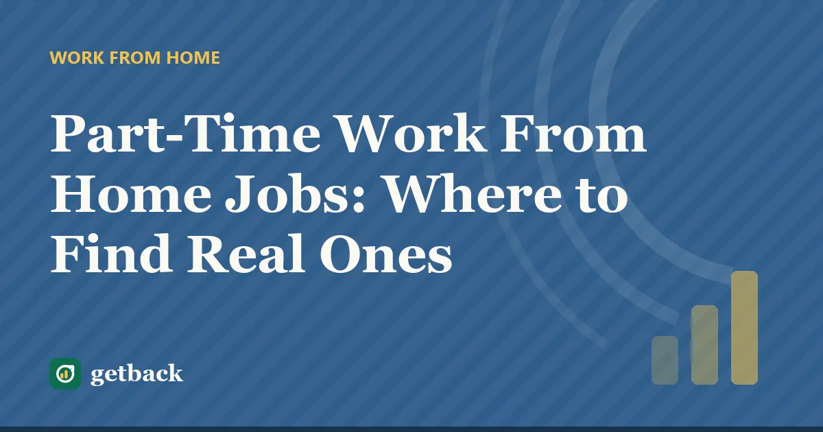 Part-Time Work From Home Jobs: Where to Find Real Ones — cover illustration
