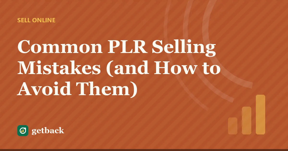 Common PLR Selling Mistakes (and How to Avoid Them) — cover illustration