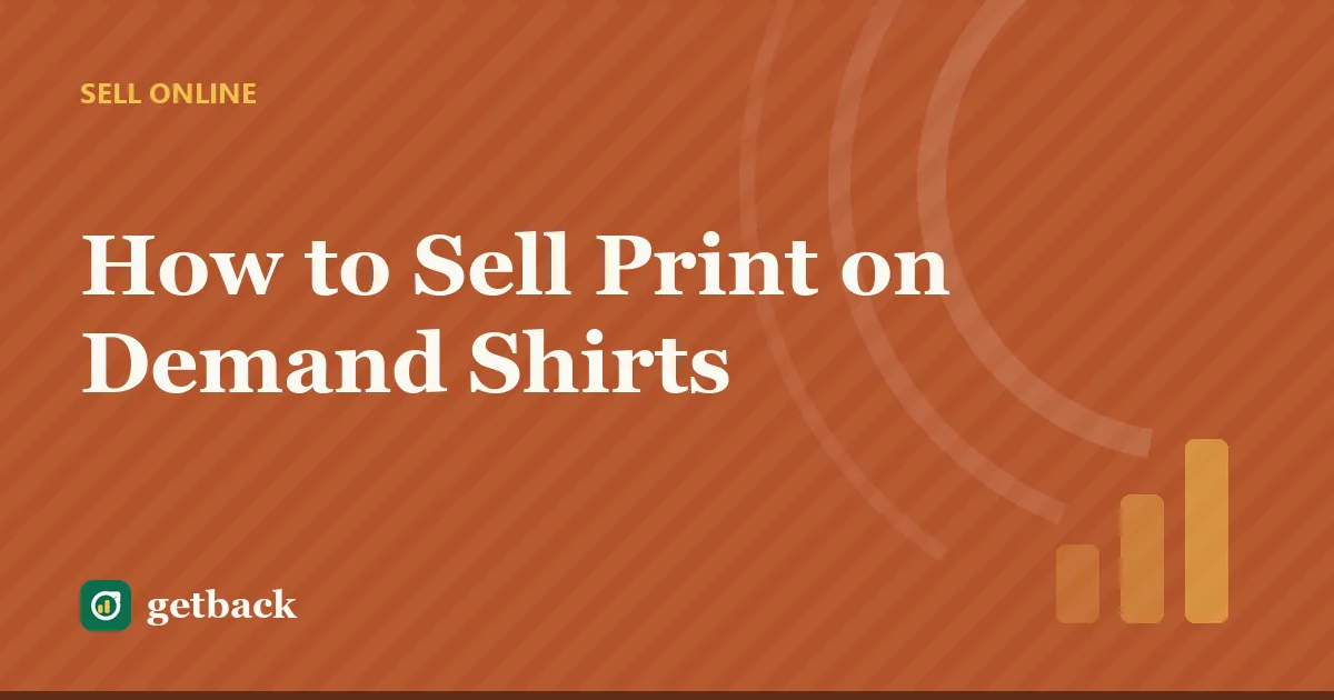 How to Sell Print on Demand Shirts — cover illustration
