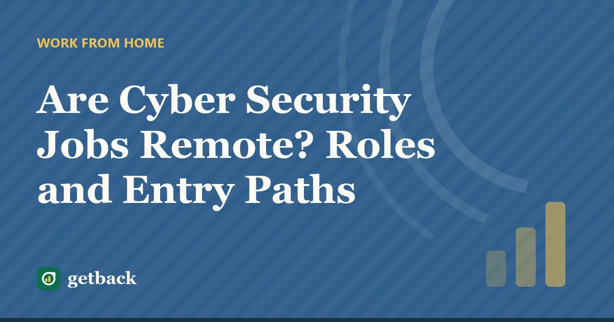 Are Cyber Security Jobs Remote? Roles and Entry Paths — cover illustration