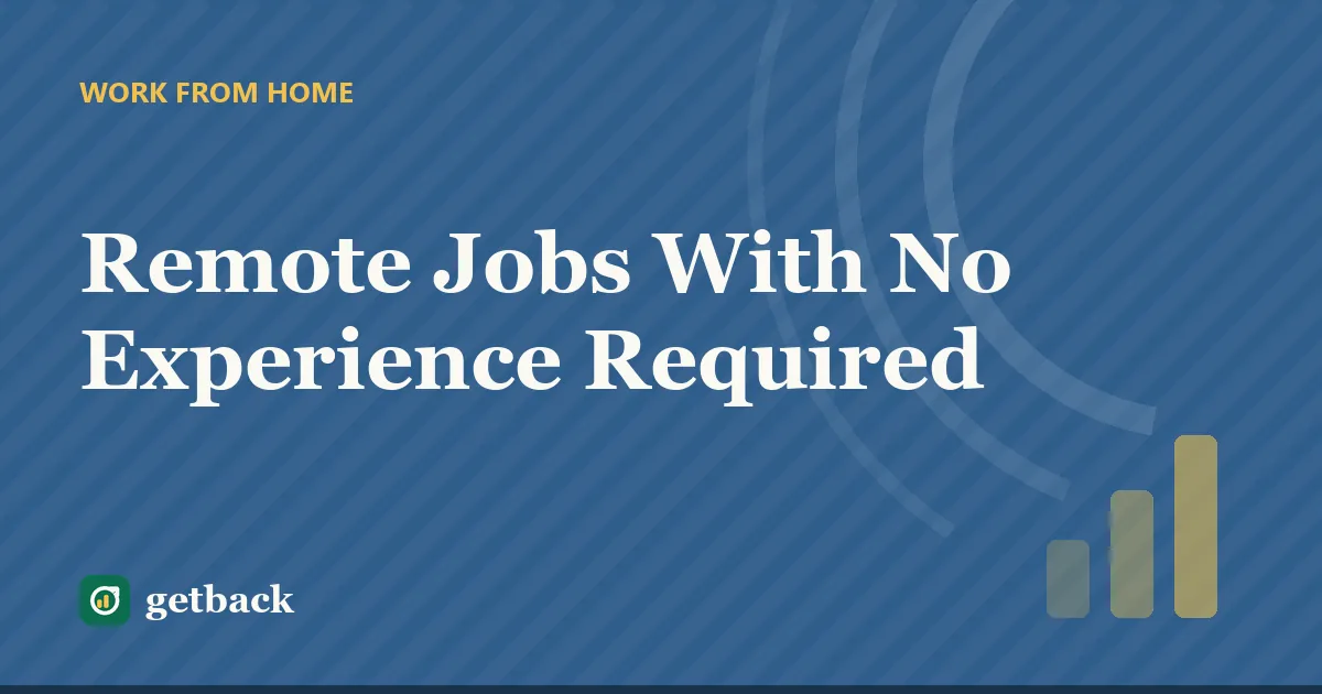 Remote Jobs With No Experience Required — cover illustration