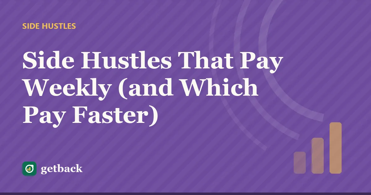 Side Hustles That Pay Weekly (and Which Pay Faster) — cover illustration