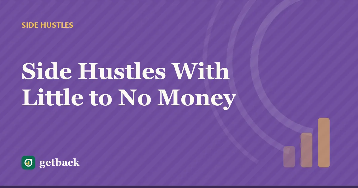 Side Hustles With Little to No Money — cover illustration