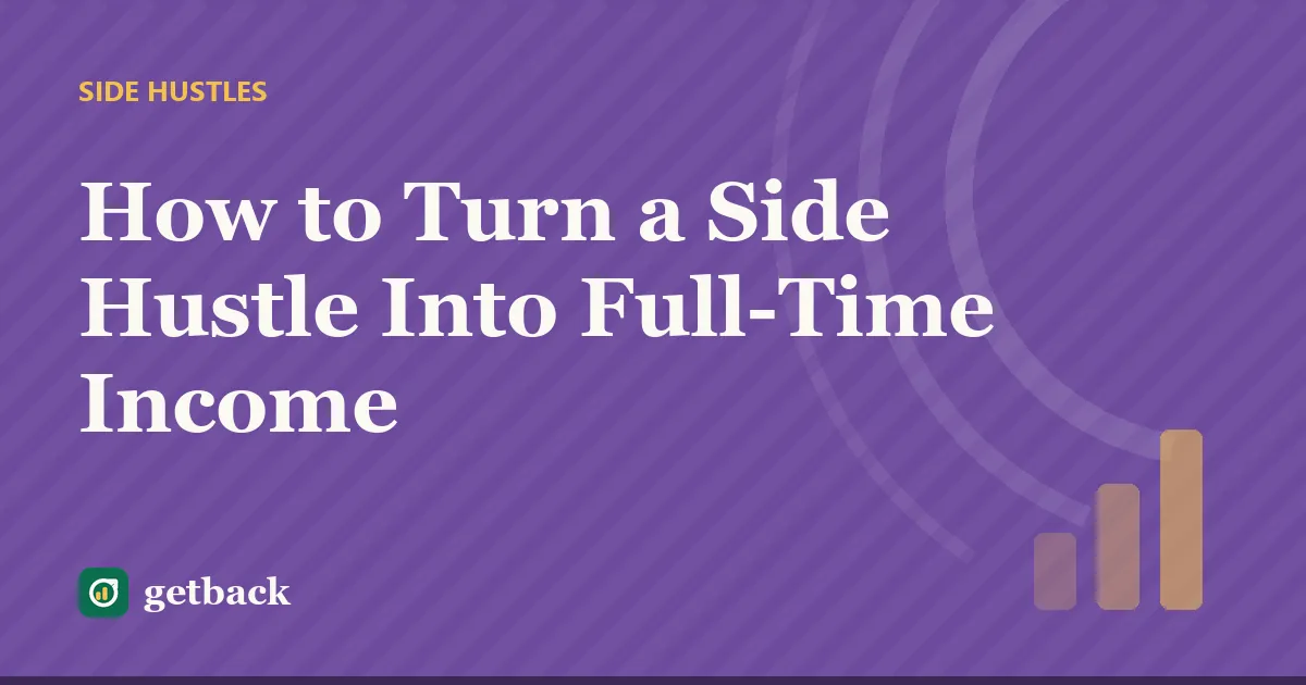 How to Turn a Side Hustle Into Full-Time Income — cover illustration