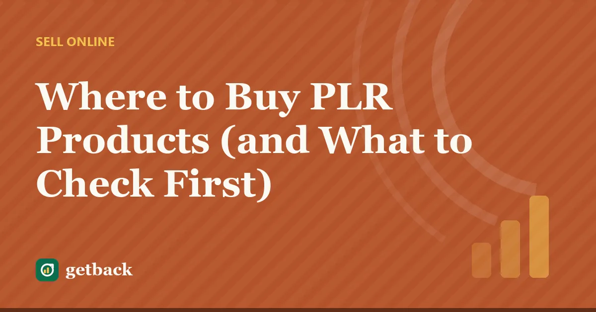 Where to Buy PLR Products (and What to Check First) — cover illustration