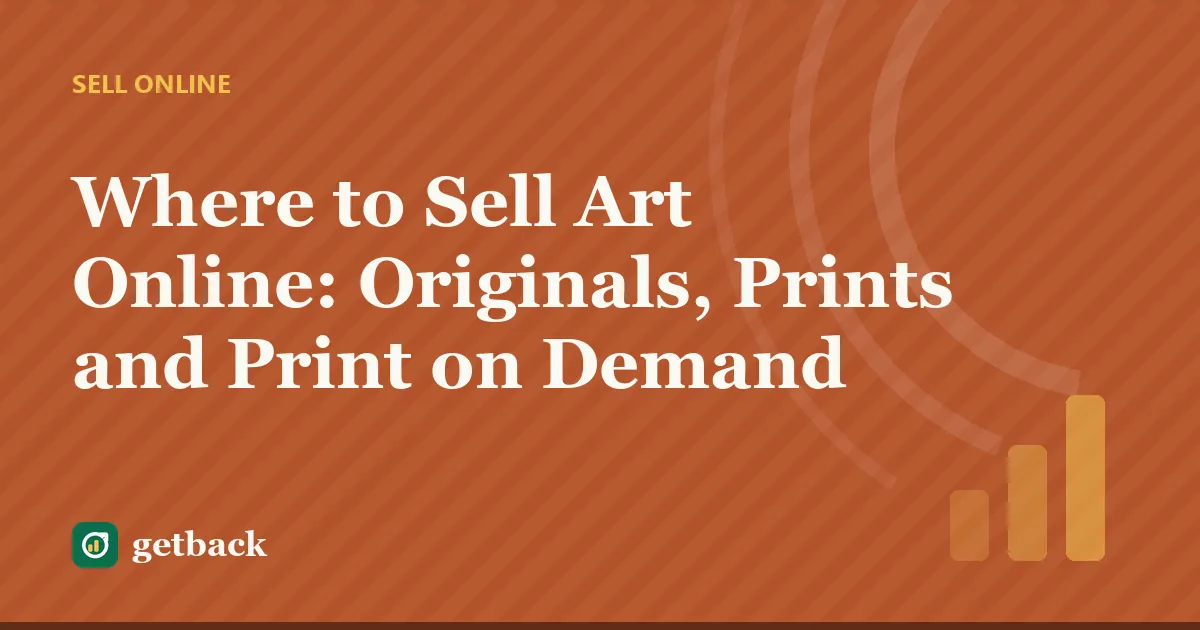 Where to Sell Art Online: Originals, Prints and Print on Demand — cover illustration