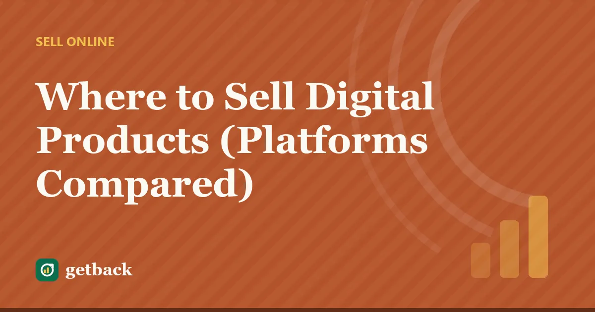 Where to Sell Digital Products (Platforms Compared) — cover illustration