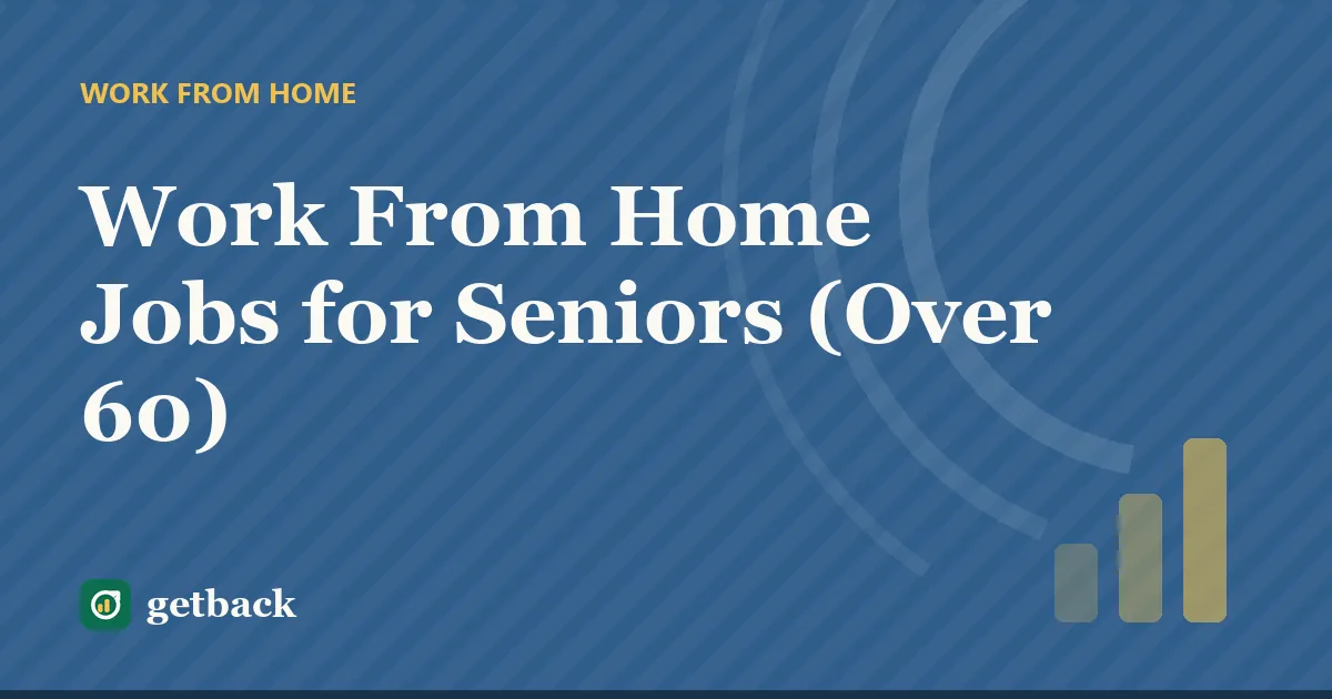 Work From Home Jobs for Seniors (Over 60) — cover illustration