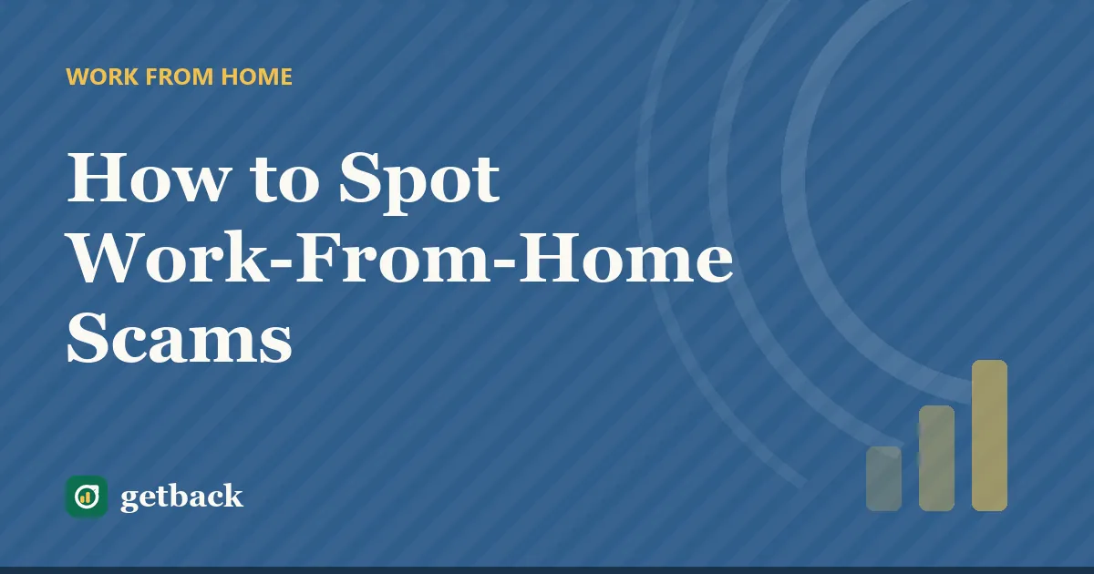 How to Spot Work-From-Home Scams — cover illustration